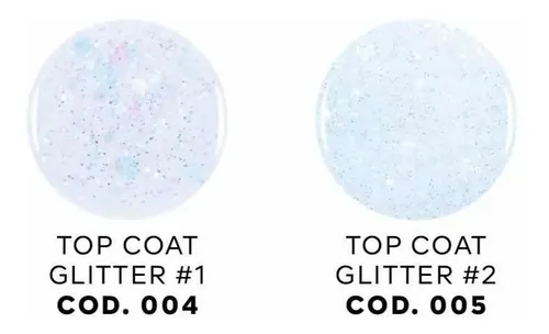 Top Coat Glitter Esmalte Semipermanente Pink Mask Manicura
