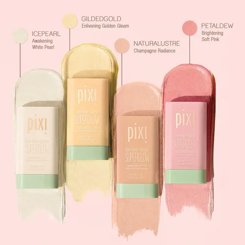 Iluminador Pixi On The Glow Super Glow Ice Pearl Barra