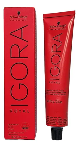Tinte Para Cabello En Crema Igora Royal Profesional 60g 0-89 Rojo Violeta Concentrado