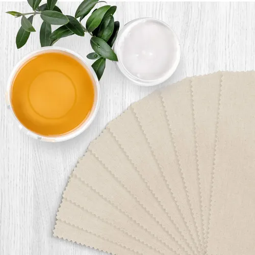 Tiras De Cera Whaline De Muselina Natural Para Depilación 20