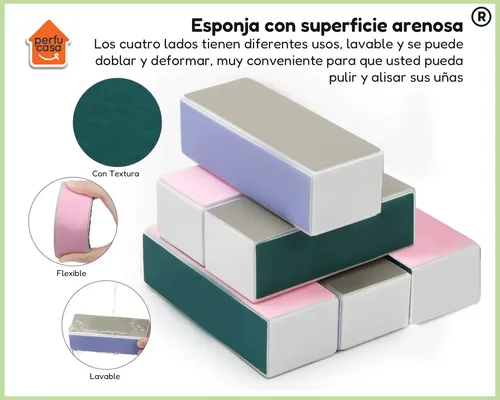 Kit Completo X12 Insumos Uñas Esculpidas Set Limas Nail Care