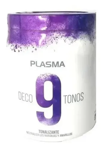 Decolorante Plasma Tonalizador 9 Tonos 500grs Formula Italia Tono Violeta