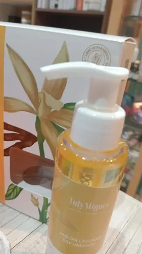 Box Regalo Relax Vainilla Jabón Líquido Esponja Tuly Miguez