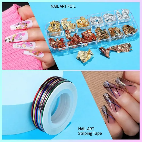 Teenitor Nail Art Kit Nail Design Kit Nail Art Tools With Na