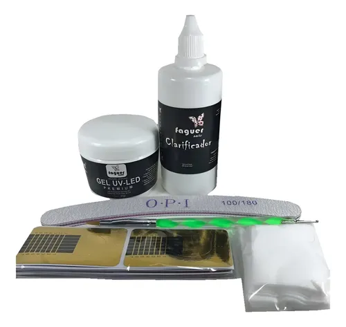 Kit Para Uñas Gelificadas Profesional. Faguer Nails