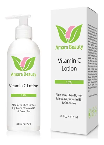 Loción Amara Beauty Con Vitamina C 15% Con Manteca De Karité