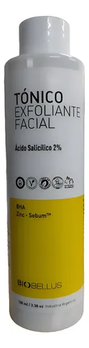 Tónico Exfoliante Facial Ácido Salicílico 100ml Biobellus
