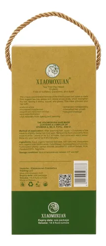 Mascarilla Capilar Xiaomoxuan Hidratante Con Aceite De Árbol