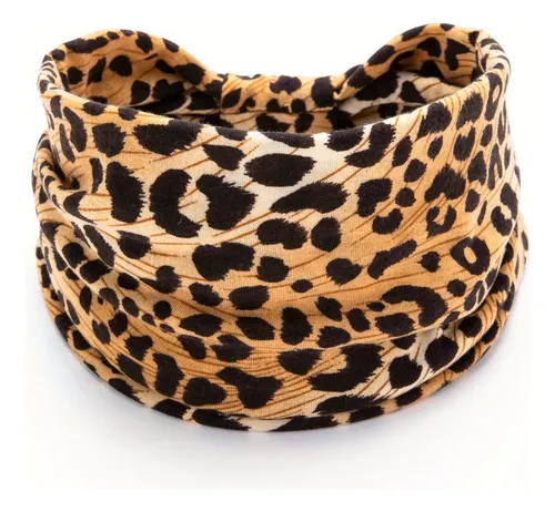 Diademas Deportivas Con Diseño De Leopardo Elástico For ..