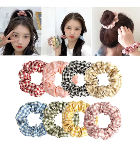 8 Unids/set Lazos Elásticos Bandas For El Cabello A .