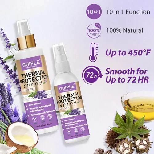 Spray Protector De Calor Wozutunt Lavender Oil 450°f