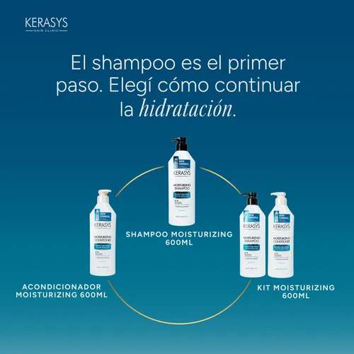 Kerasys Shampoo Coreano Hidratante 600 Ml