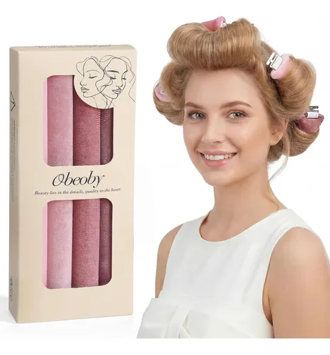 Juego De Rulos Sin Calor Obeoby G9755k-11-n Soft Gradient