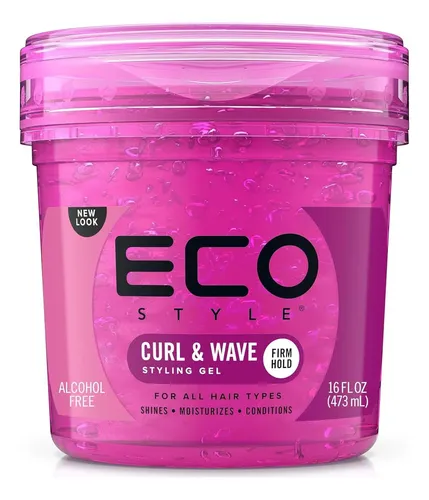 Gel De Peinado Eco Style 8oz Sin Alcohol Y Sin Escamas
