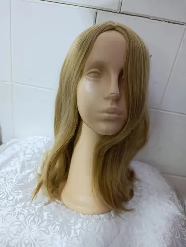 Peluca Toyokalon City Girl Negra Lacia Sin Flequillo Tamaño De La Base M Tono Rubio