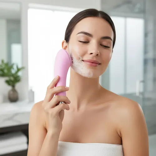 Limpiador Facial Eléctrico Vibración Nuevo Impermeable