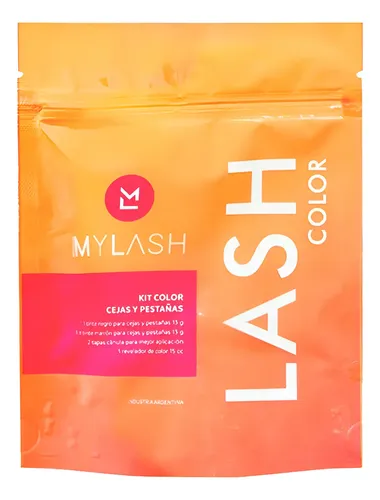 Kit Color Cejas Y Pestañas My Lash Tinte Profesional Negro