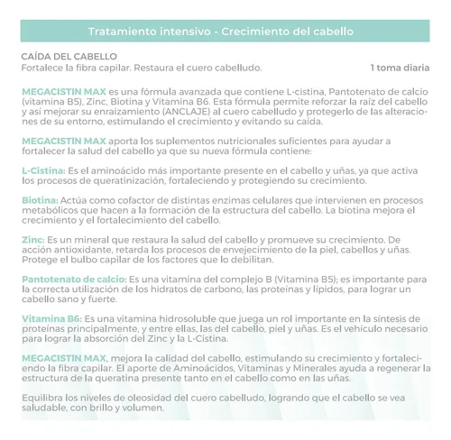 Megacistín Max Fortalecedor X 30 Cmp.