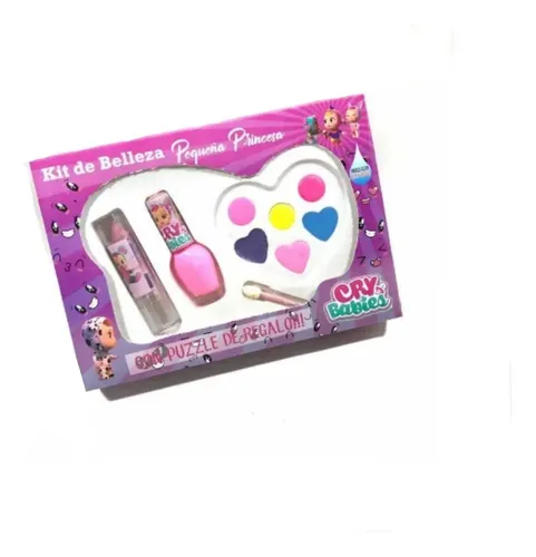 Kit De Maquillaje Pequeña Princesa (sombra, Esmalte, Labial)