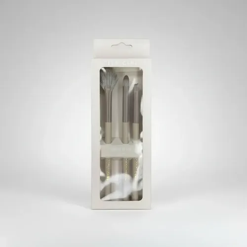 Set De 3 Brochas Para Ojos City Girl Maquillaje Profesional