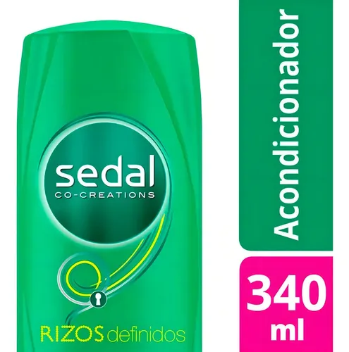 Acondicionador Sedal Co-Creations Rizos Definidos en botella de 340mL por 1 unidad