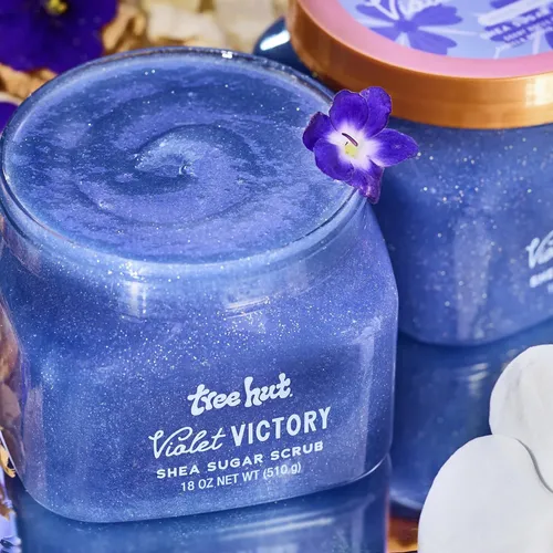 Exfoliante Corporal Tree Hut Violet Victory Con Mantequilla,