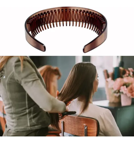 Diadema Dentada Extendida Travel Brown Para Mujer