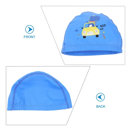 Gorro De Natación Con Dibujos Animados, Gorro De Natación De
