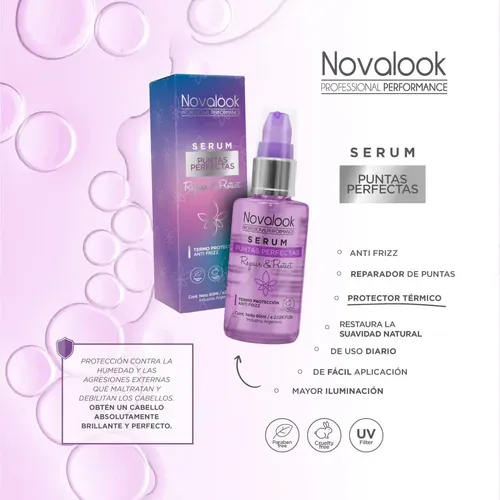 Serum Puntas Perfectas Novalook Restauración 40ml