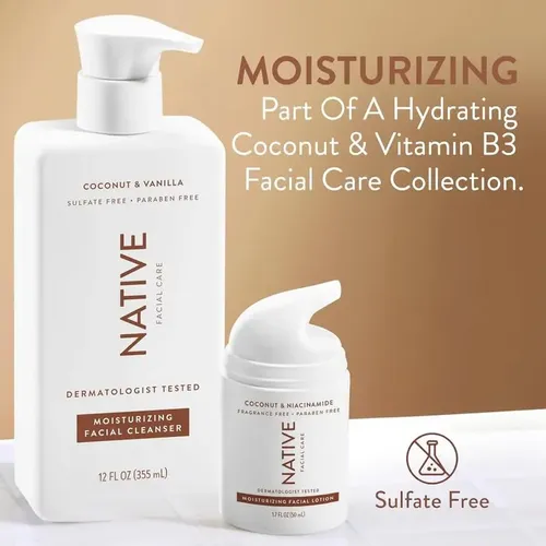 Limpiador Facial Nativo, Gel De Limpieza Facial Hidratante,