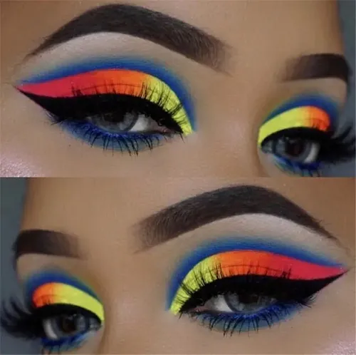 Set 6 Pigmentos Neon Maquillaje Polvos Fluor