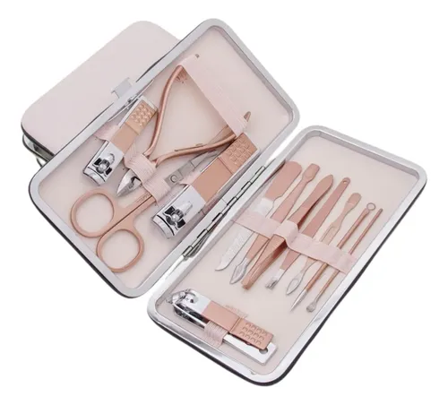 Set Uñas Manicura Pedicura Puntos Negros -profesional 18 P