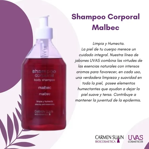 Shampoo Corporal 500ml Malbec Sin Tacc