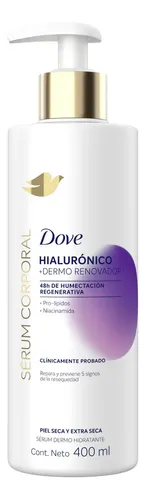 Crema Sérum Corporal DOVE Hialurónico 400ml