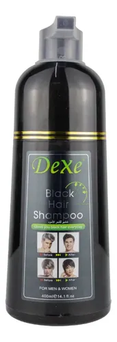 Champú Dexe Tinte Instantáneo en color negro 400 Ml