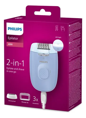 Depiladora Philips Bre247/00 Serie 4000 Para El Cuerpo