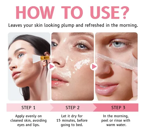 Máscara Facial Peel Off Colágeno 75 Ml X2 Todo Tipo De Piel