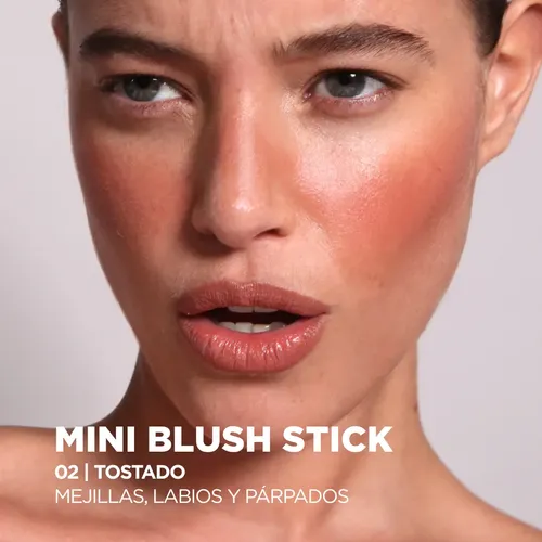 Blush Stick Mini Rubor Cremoso Con Vitamina E Regina – 02 Tostado