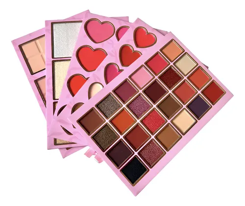 Kit Maquillaje Paleta Libro Original Medecoo Glow On