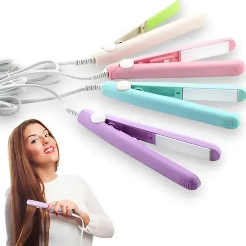 Planchita Mini Para Flequillo Para Pelo Viaje Cartera