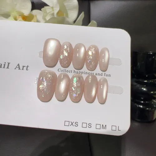 Calidad Superior Parche De Uñas Portátil Transparente