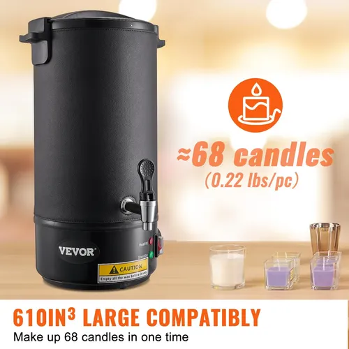 Calentador De Cera Vevor Wax Melter 10l Eléctrico