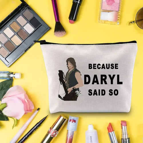 Bolsa De Maquillaje Cosmética Levlo Daryl Quote Daryl Fans D