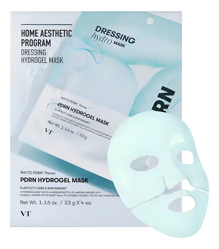 Vt Pdrn Hydrogel Mask Mascarilla Facial Reparadora Coreana