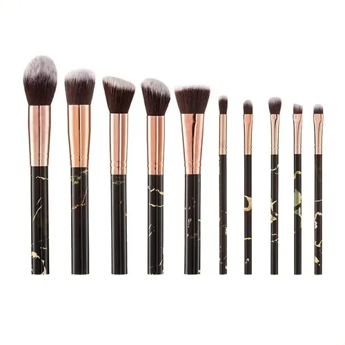 Set 24 Brochas De Maquillaje Para Rostro Y Ojos