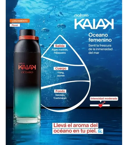 Perfume Kaiak Oceano Femenino Natura X 100ml. Mujer.
