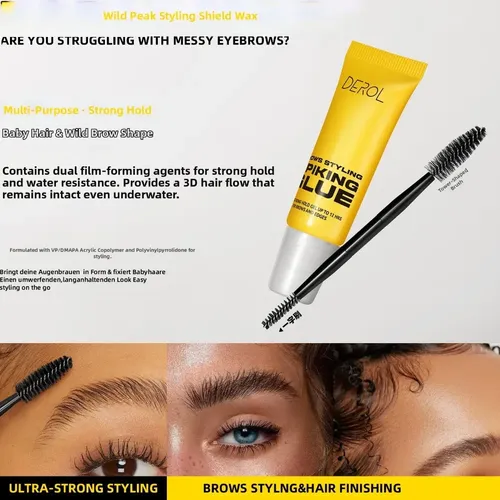Gel Para Cejas Impermeable Para Bolsa De Maquillaje, Textura