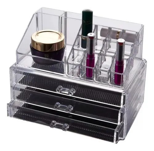 Organizador Maquillaje Acrilico Cajón Caja Porta Cosméticos