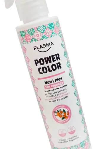 Desenredante Plasma Power Color Nutri Plex Argan 150 Ml