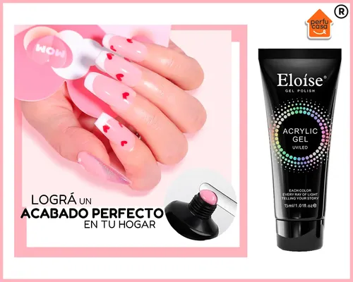 Kit Uñas Semipemanente Esmaltado Completo Set Polygel Uv Led